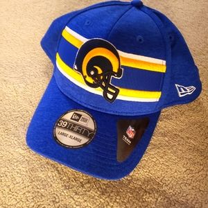LA Rams Men's New Era Hat. Sz. Lrg-XL FlexFit NWT
